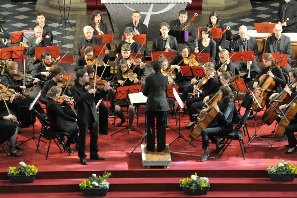 L’orchestre à cordes Arcangelo en répétition